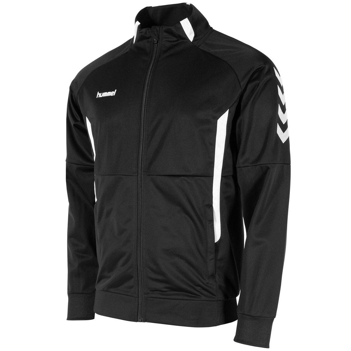 Hummel Authentic veste d'entraînement polyester hommes - Noir / Blanc 1/5