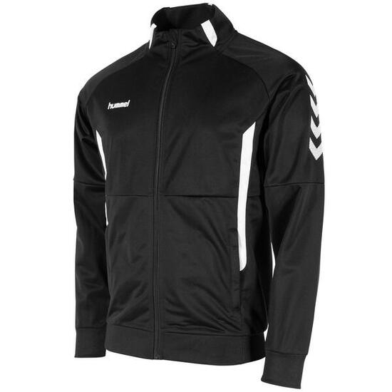 Veste - sport - hommes - zippée - noir/orange
