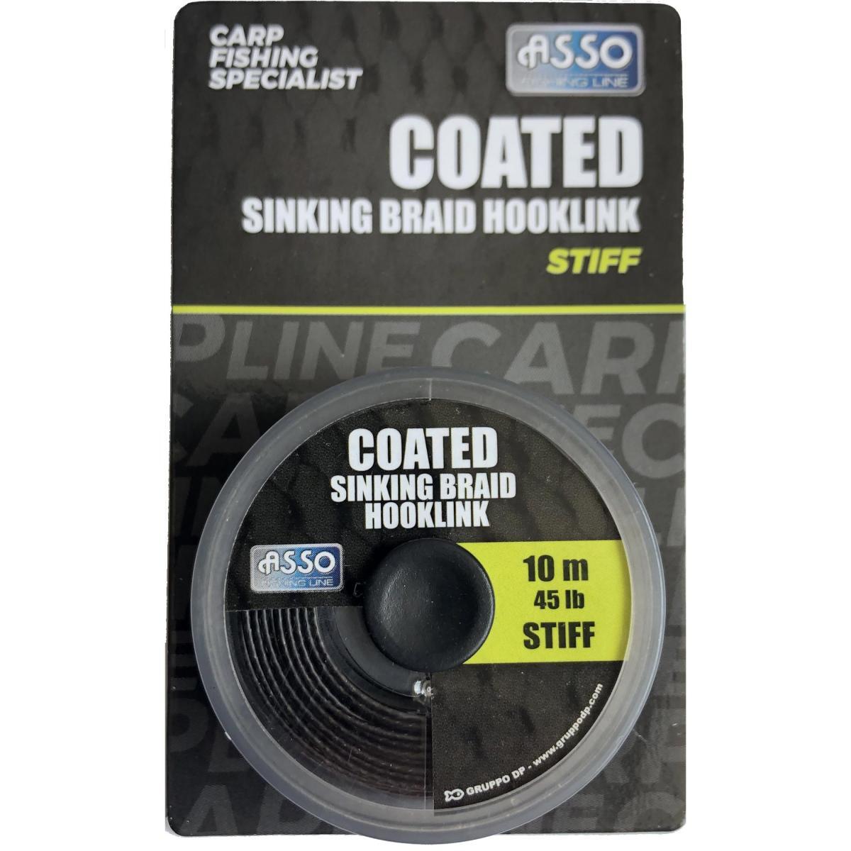 Asso Coated Sinking Braid Hooklink Stiff - 10 mt 2/3