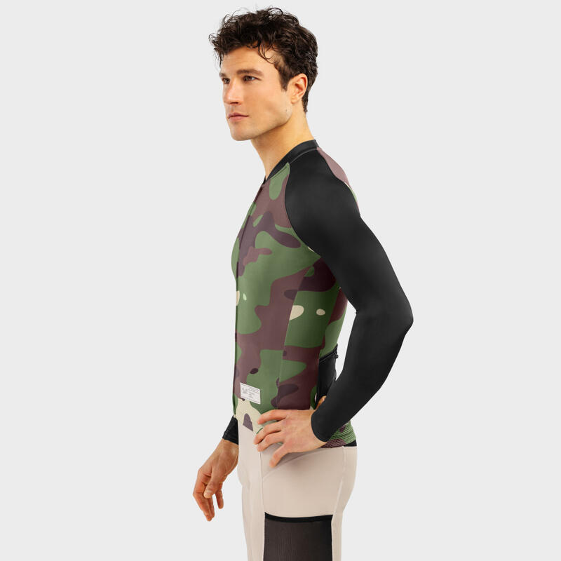 Maglia Ciclismo SIROKO GM2 Camouflage Nero Uomo