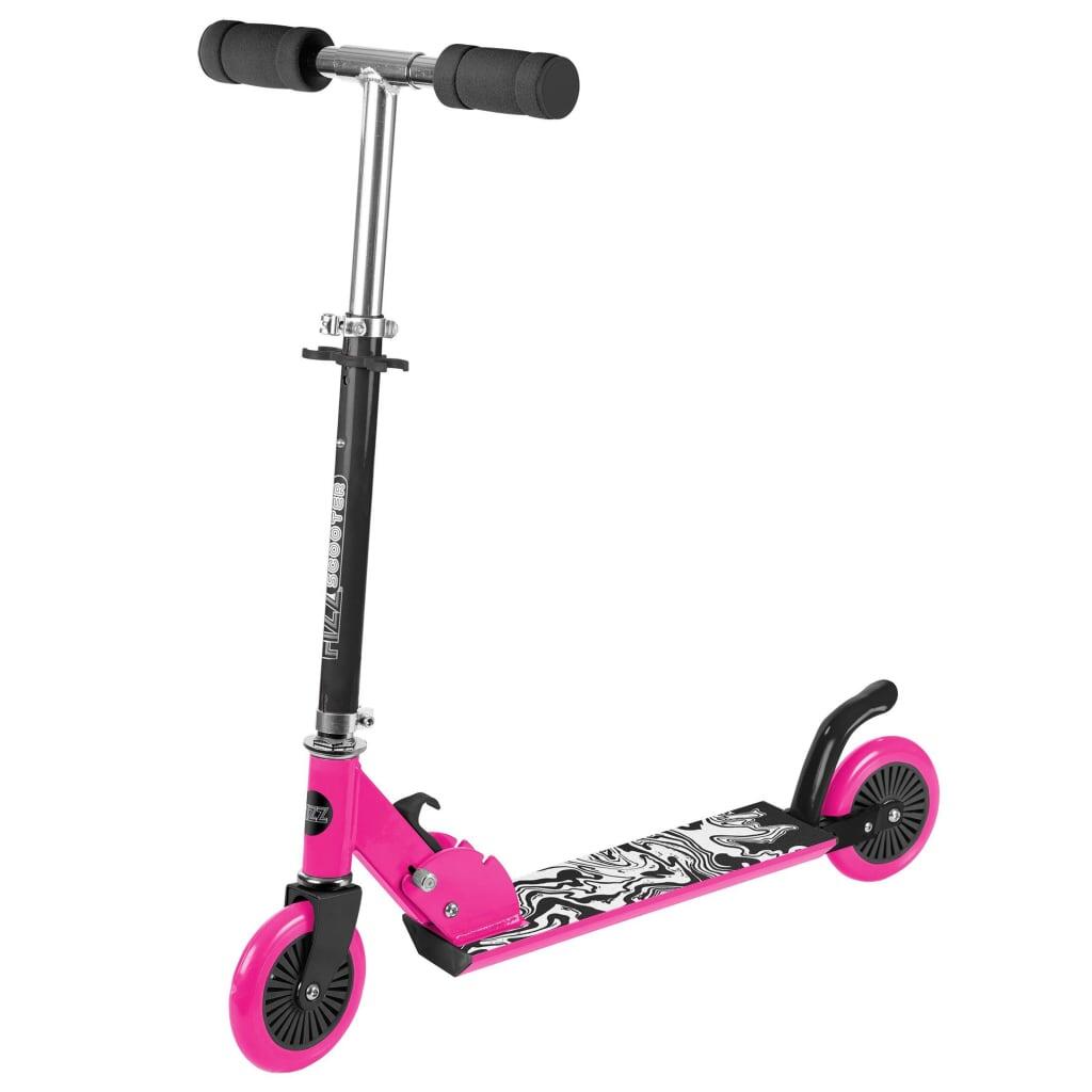 Street surfing fizz booster scooter roze zwart 2/2
