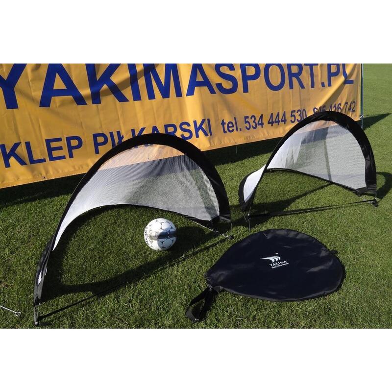 Bramka przenośna POP-UP 1,2m x 0,8 m (2 sztuki + torba) 120x80cm