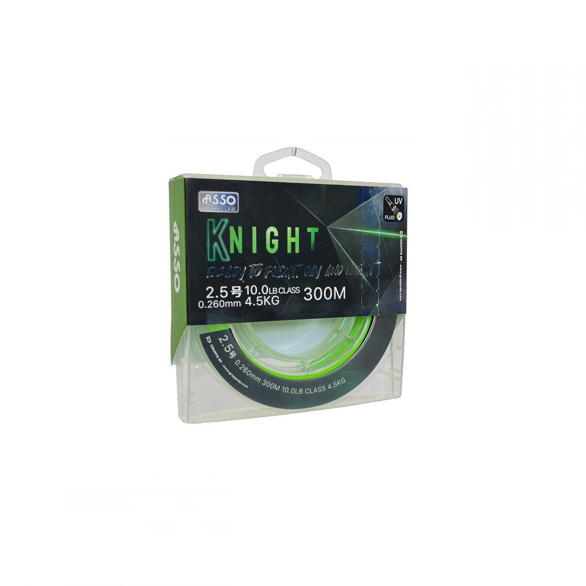 Filo in nylon fluorescente FC Coated Asso Knight  - 300 mt 2/4