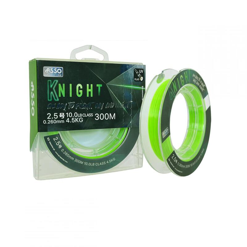 Filo in nylon fluorescente FC Coated Asso Knight  - 300 mt