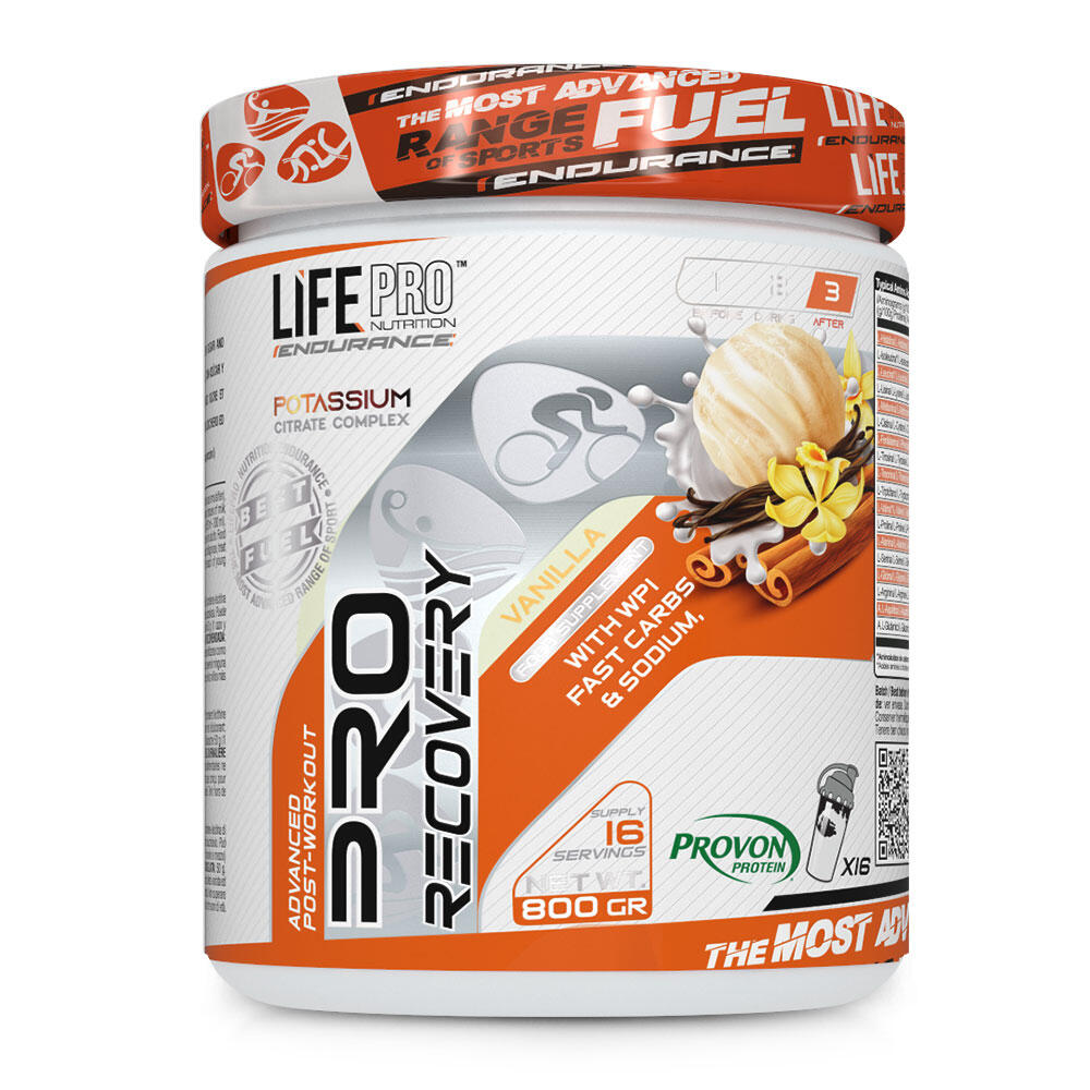 LIFE PRO ENDURANCE Recovery pro - 800g Baunilha da LifePRO