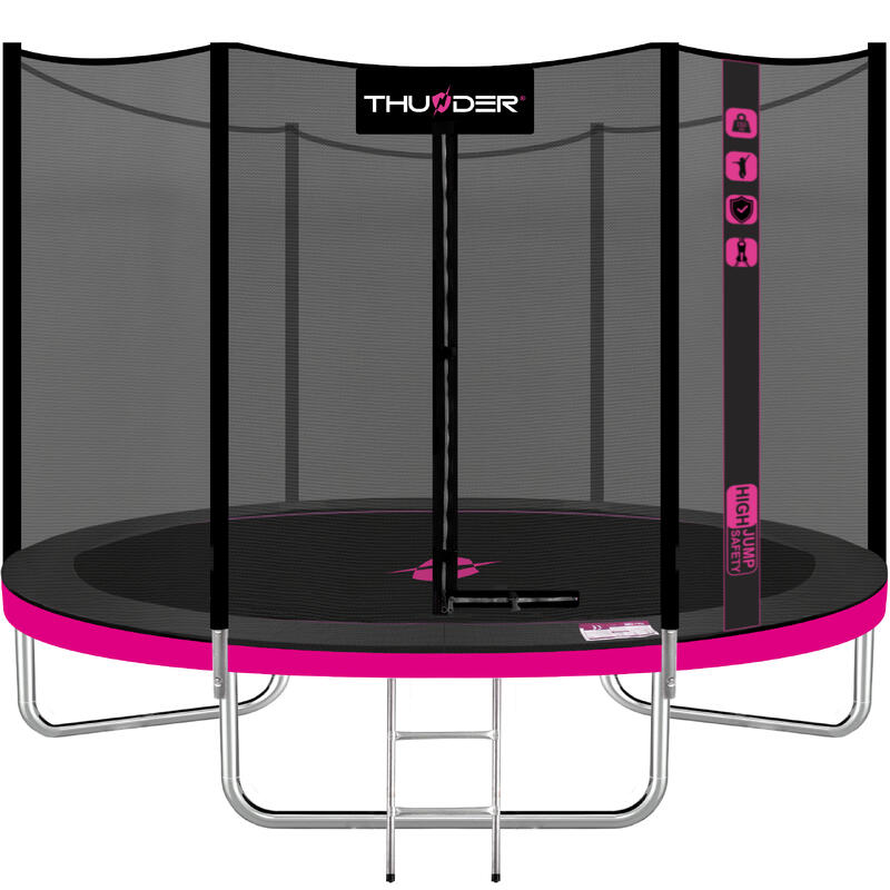 Trampolina ogrodowa do skakania THUNDER OUTSIDE PRO 6FT PINK