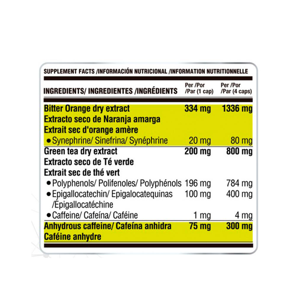 Quema grasas Life Pro Evidenced Burner 120 Vcaps. 3/5