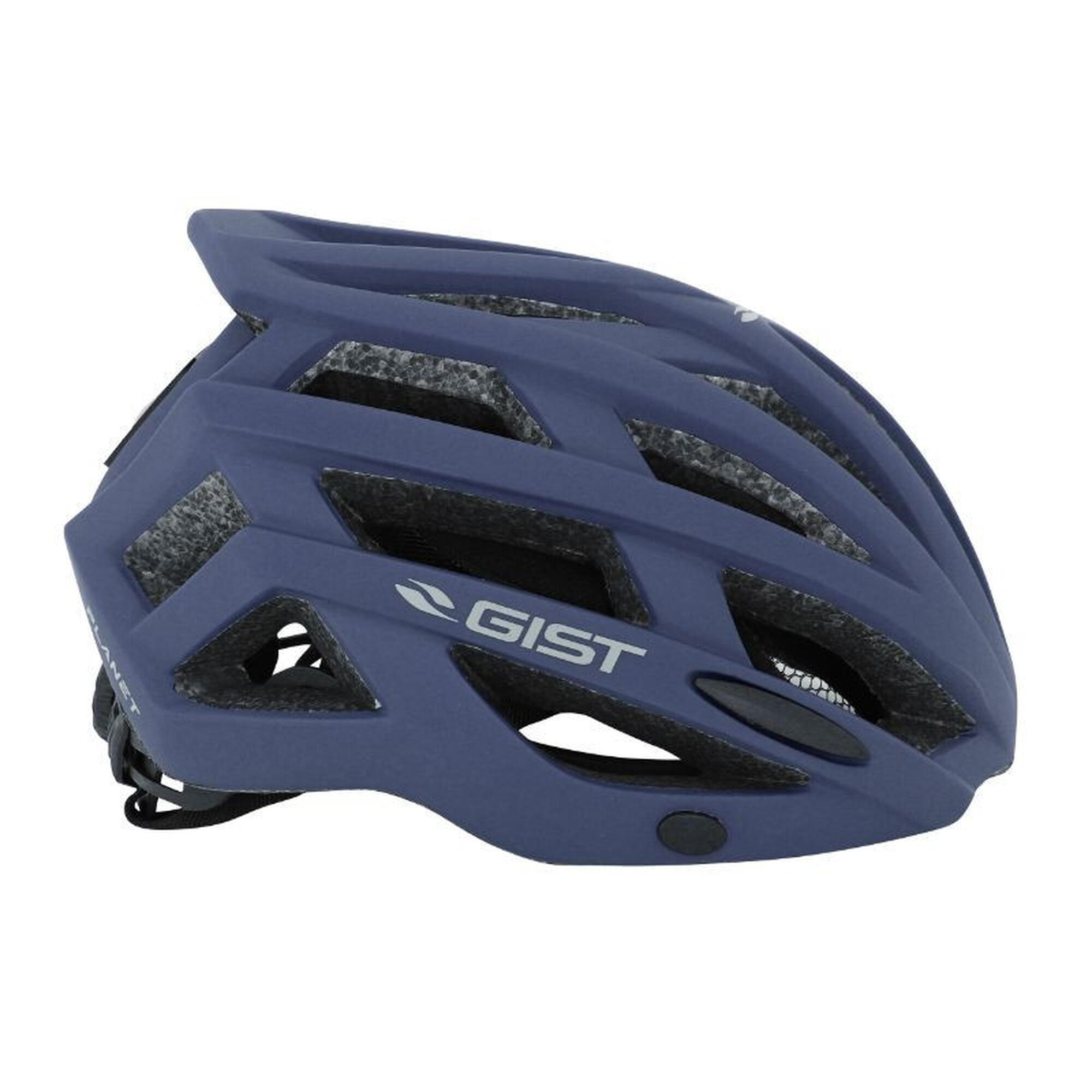 Gist Casco da bicicletta regolabile sulla ruota - illuminazione integrata E-Bike Planet Urban In-Mold