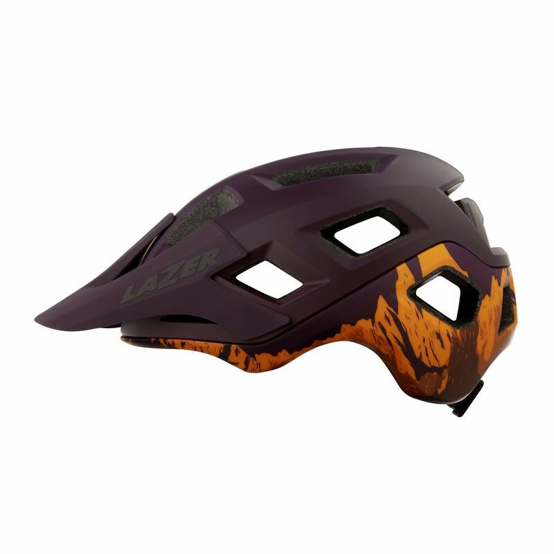 Cască LAZER Coyote MIPS, MTB/Enduro, matte mulberry orange, 58-61 cm.