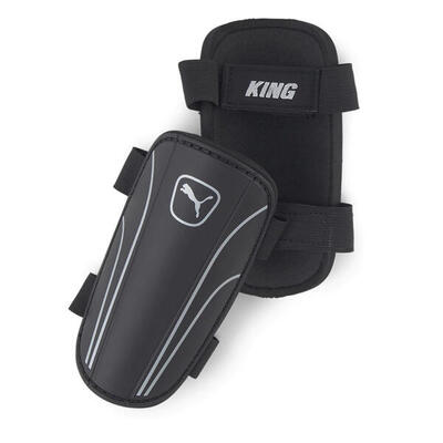 Heren king dual straps voetbalscheenbeschermers (zwart)