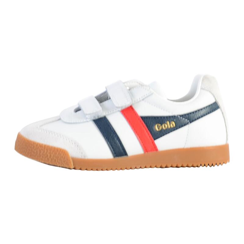 Kindertrainers Gola Classics Harrier Leather Strap Trainers