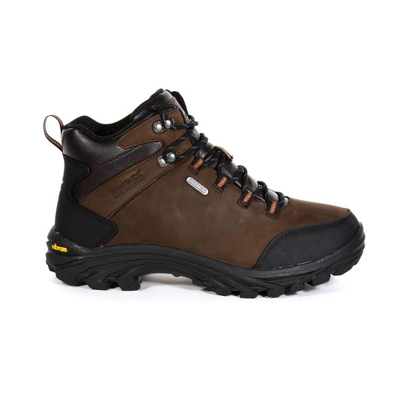 Burrell Heren Hiking Wandelschoenen - Donker bruin