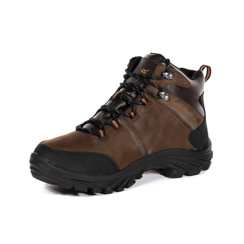 Burrell Heren Hiking Wandelschoenen - Donker bruin