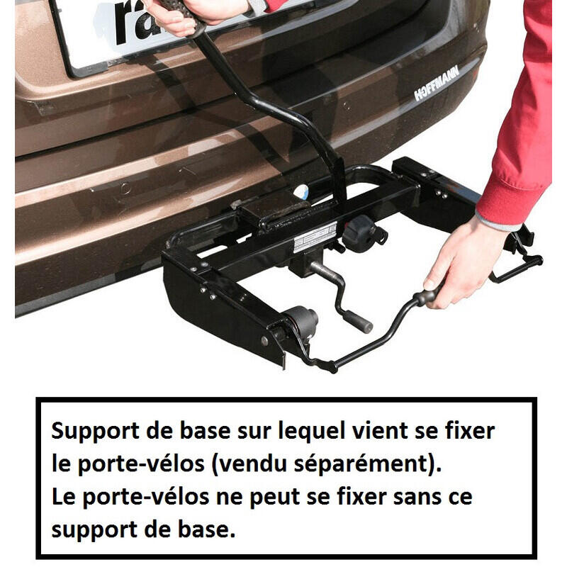 Porte-vélos MFT BackPower pour 2 vélos à utiliser sur support de base MFT