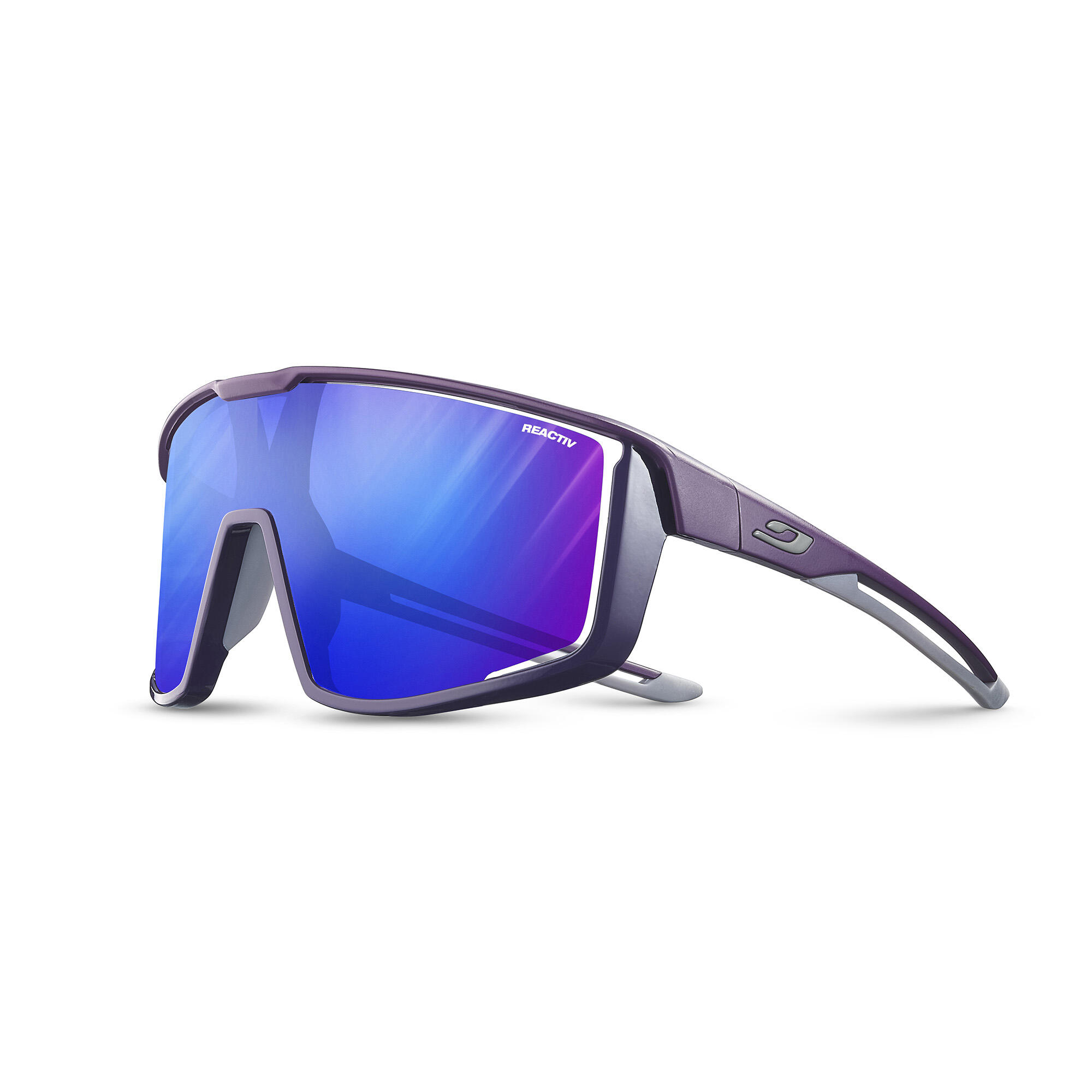 Julbo - Lunettes De Soleil Sport - Fury - Adulte - Photochromique - Violet/gris - Lunettes De Soleil - Gris|violet - Taille Unique - Decathlon
