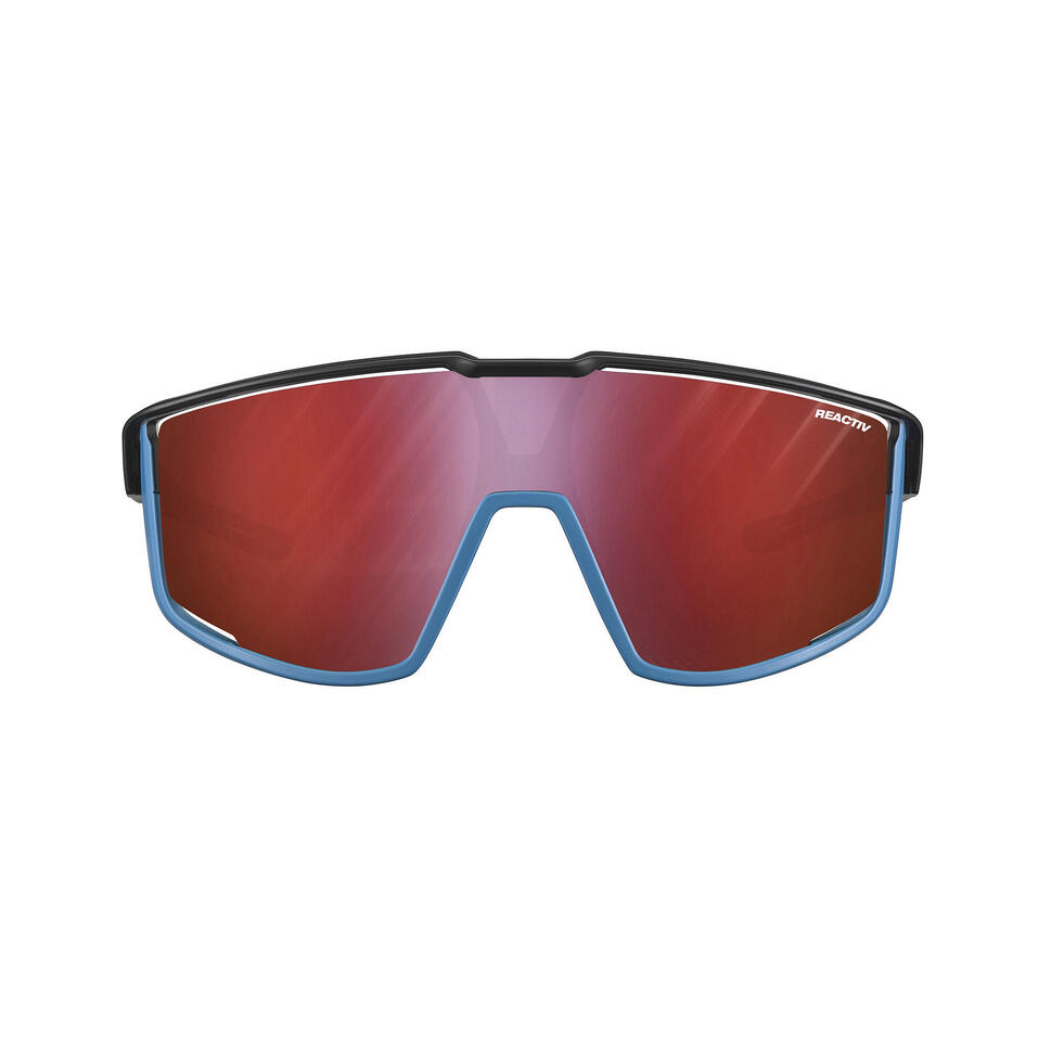 Okulary rowerowe JULBO Fury fotochrom czarno niebieski High Contrast kat. 0>3
