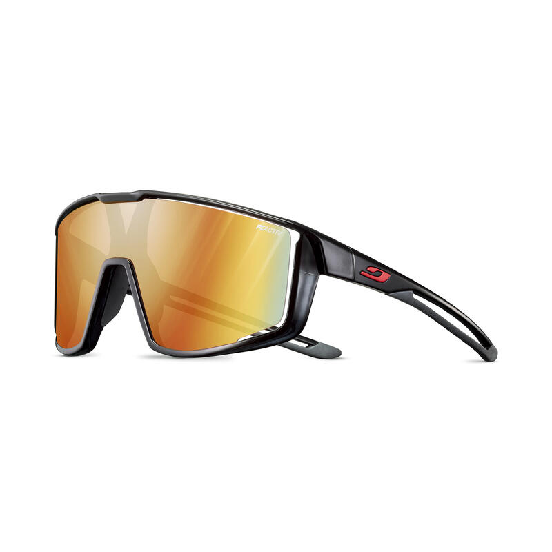 Okulary rowerowe JULBO FURY - czarny | Reactiv Light Amplifier Cat 1-3