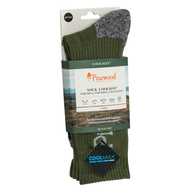 Pinewood Chaussettes Coolmax 2-Pack - Vert (9212) 3/5