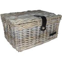 Panier pour vélo - Gris - 45x33x24cm - 40L