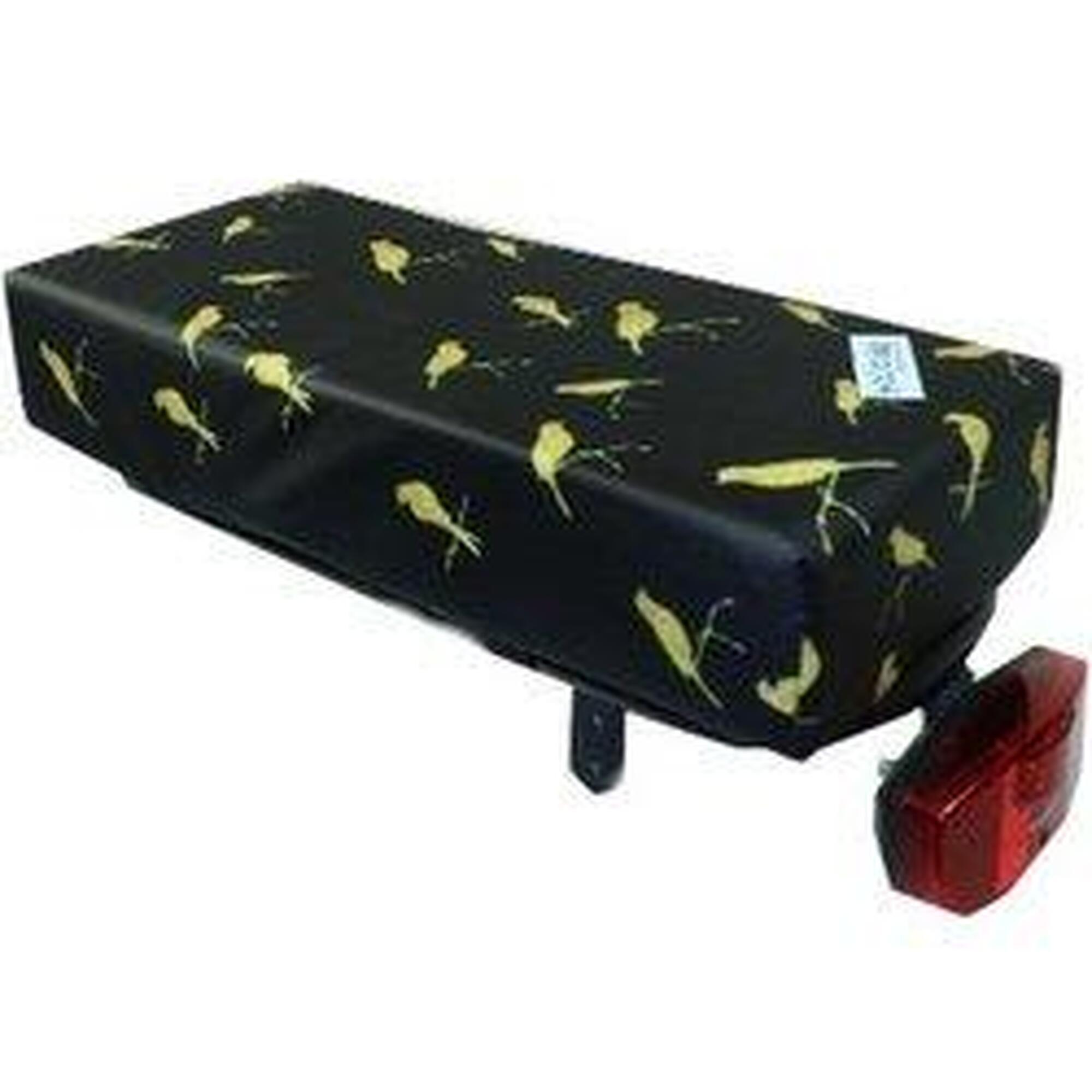 Hooodie - Coussin De Vélo Pour Porte-bagages - Siège Vélo Enfant - Jaune|noir - Taille Unique - Decathlon