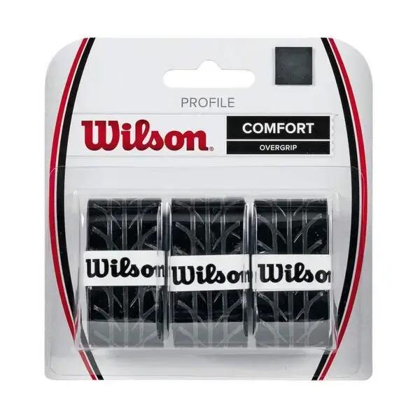 Profiole Comfort Overgrip Grip Tape (Pack of 3) (Black)