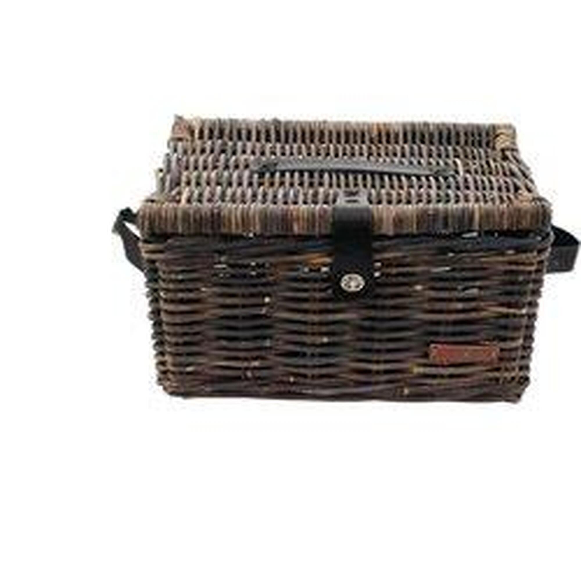 Panier pour vélo - Noir - 47x36x26 cm - 40L