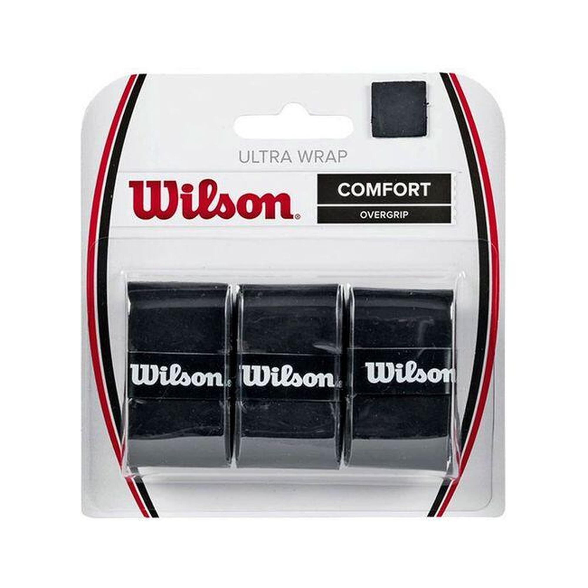 Owijki wierzchnie Wilson Ultra Wrap czarne 3 szt 1/2