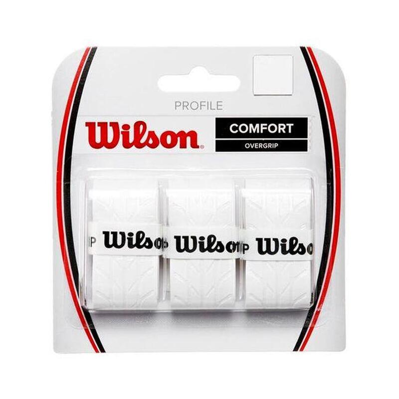 Teniszütő grip Wilson Pro 3 db fehér