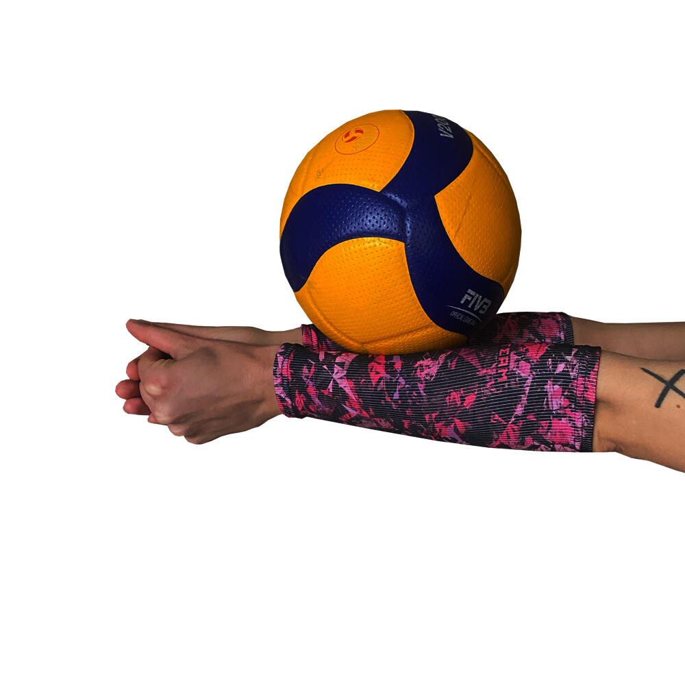 Rękawki siatkarskie unisex JG TEAM prążkowane krótkie 3/3