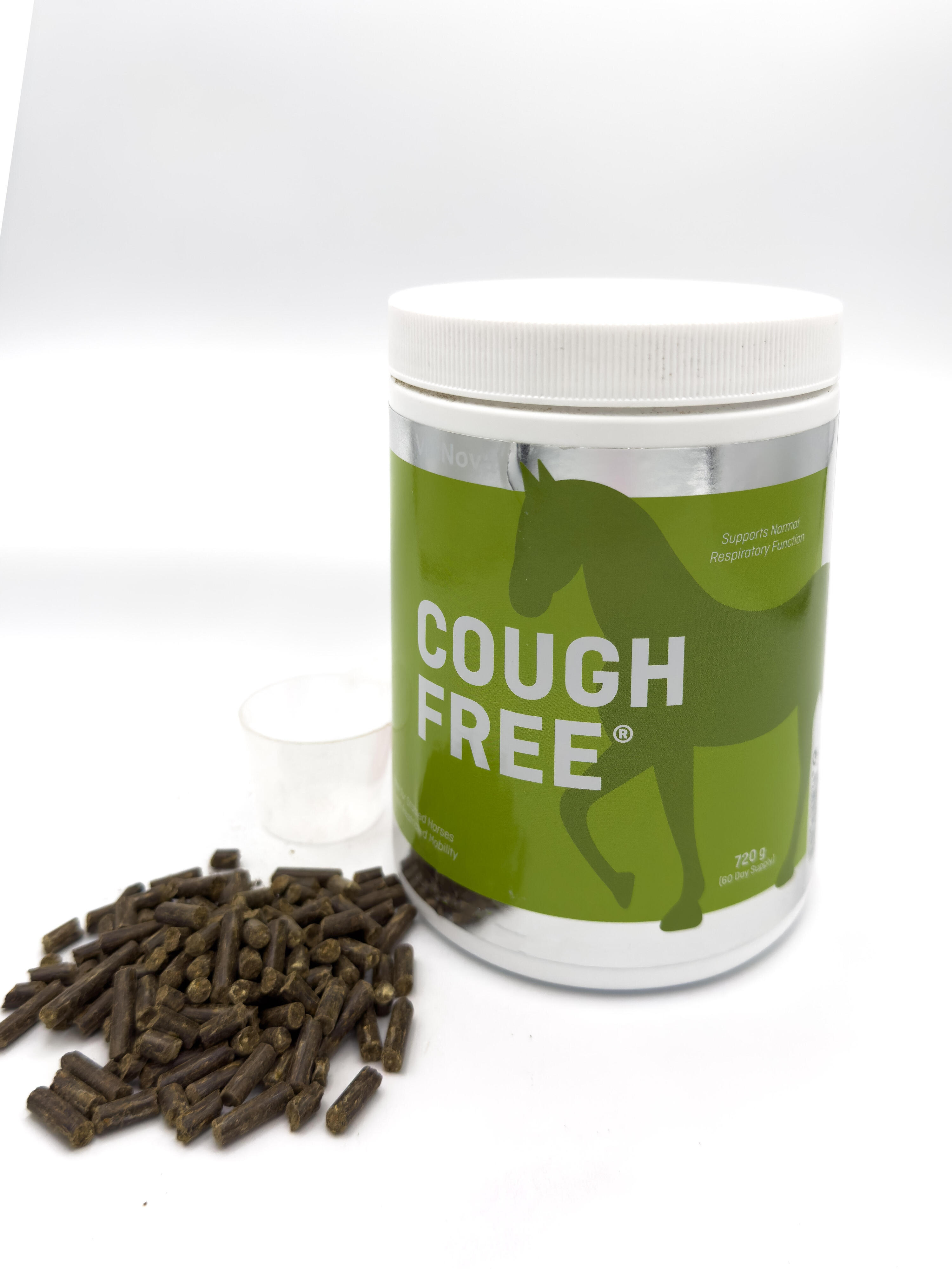 Suplemento síntomas respiratorios COUGH FREE® para caballos 720g 3/3