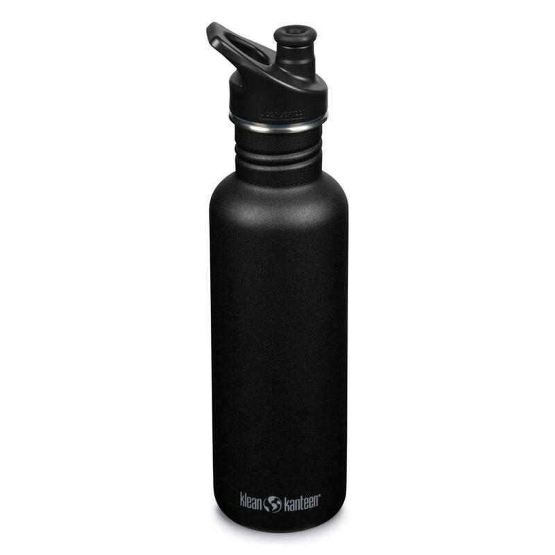 Botella Classic Klean Kanteen con Tapa Sport 27oz -798ml negro