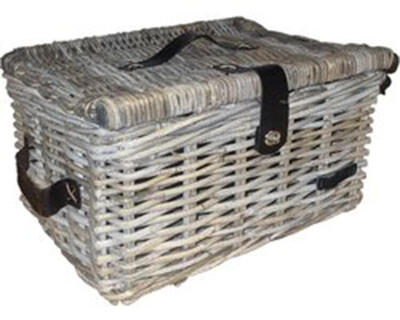 Fahrradkorb - Grau - 47x36x26 cm - 40L