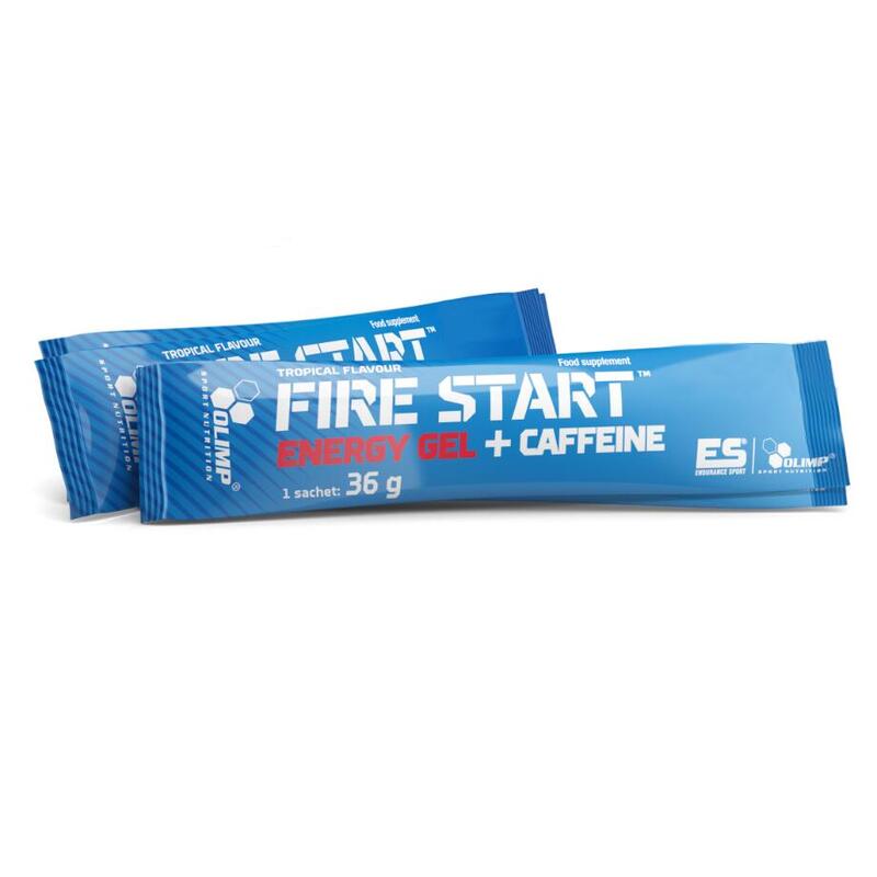 Żel energetyczny z kofeiną Olimp Fire Start Energy Gel + Caffeine Stick - 36 g