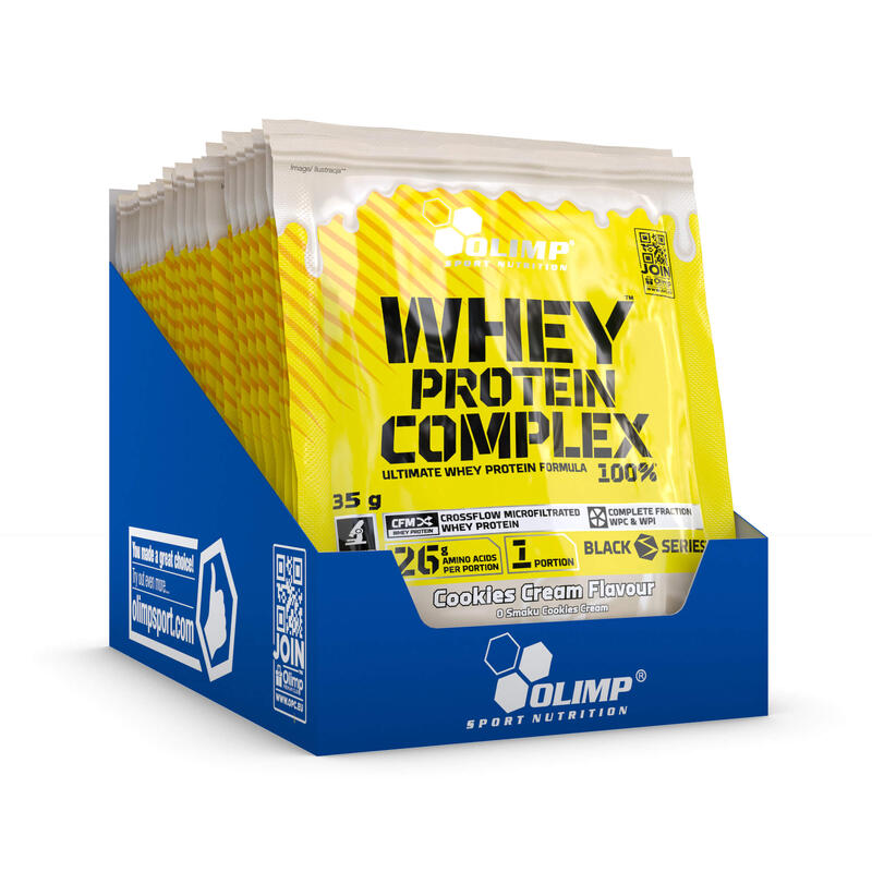 Odżywka białkowa Olimp Whey Protein Complex 100% - 35 g Krem ciasteczkowy