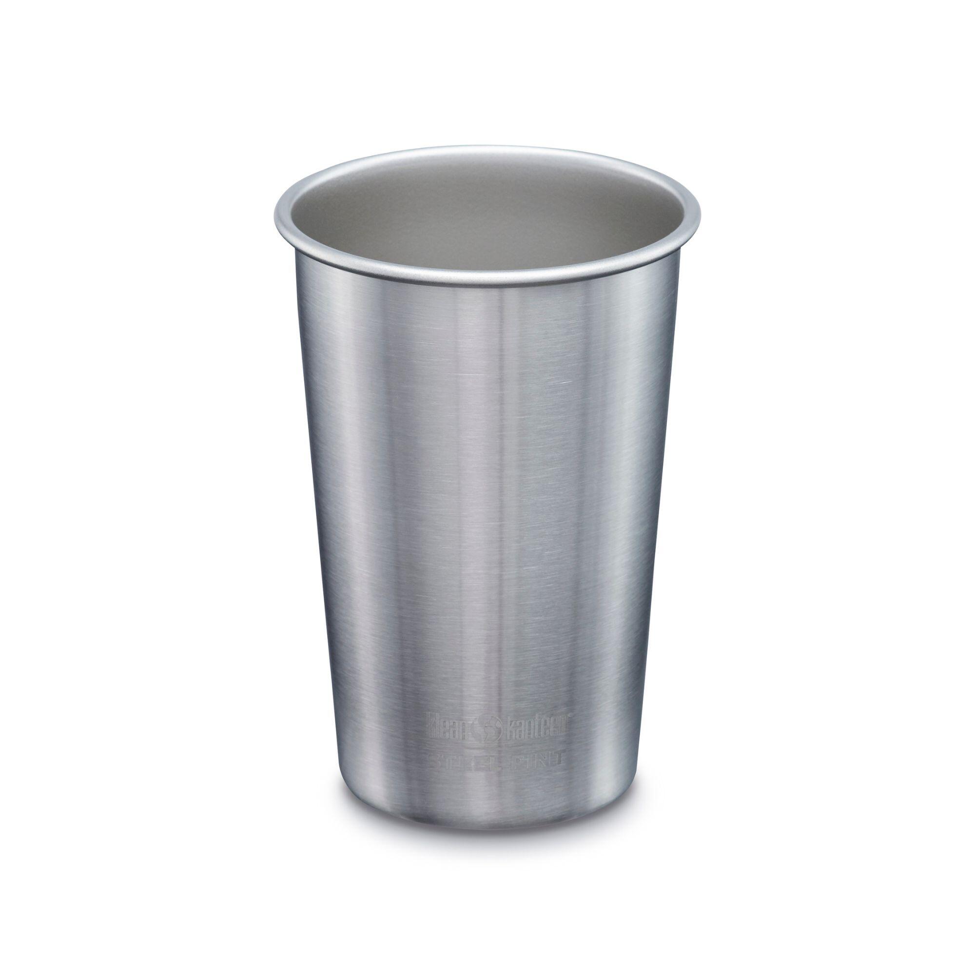 Vasos de acero Klean Kanteen 4 Pack 16oz -473 ml plateado 2/4