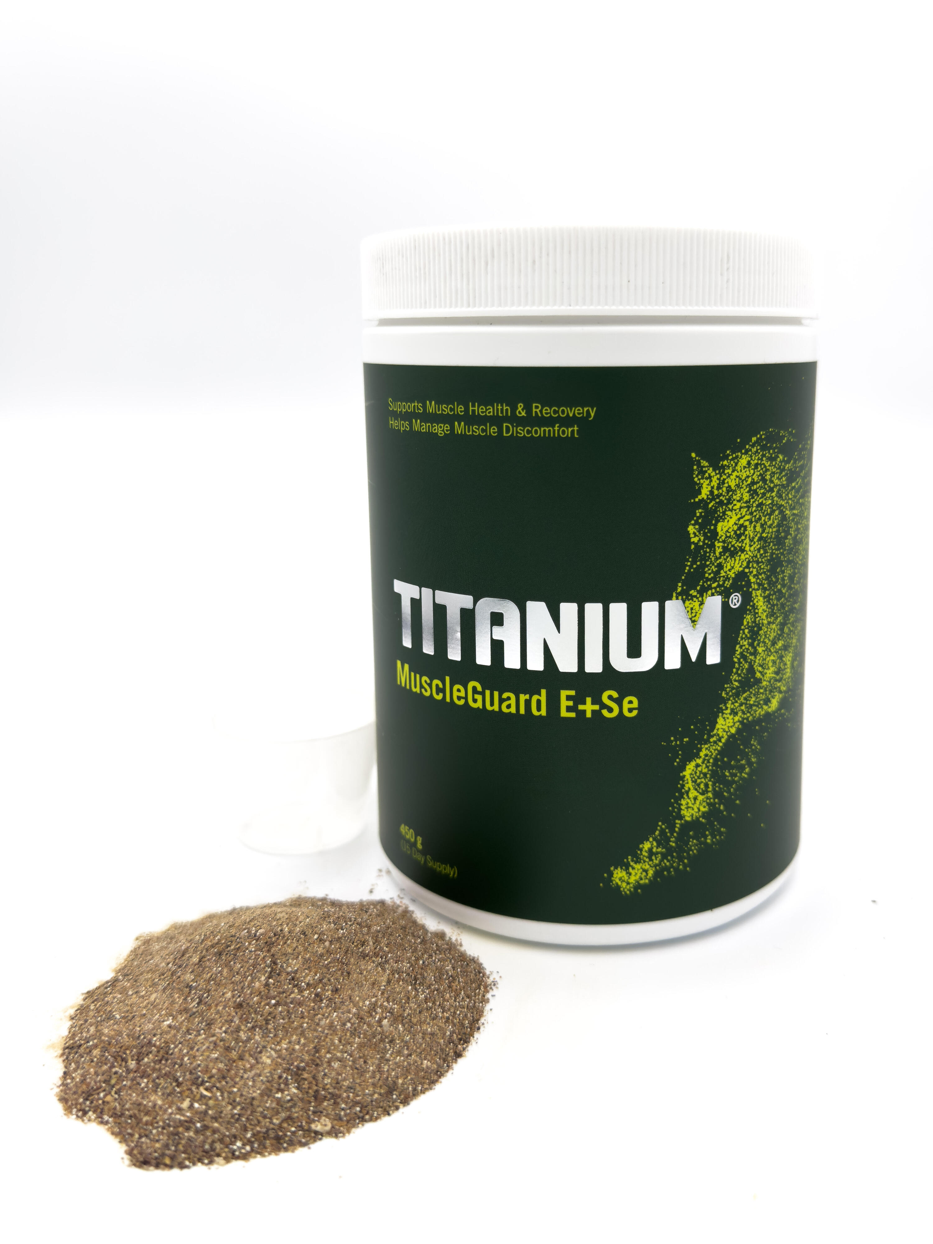 Suplemento completo TITANIUM® MuscleGuard E+Se, caballos 450g 5/5