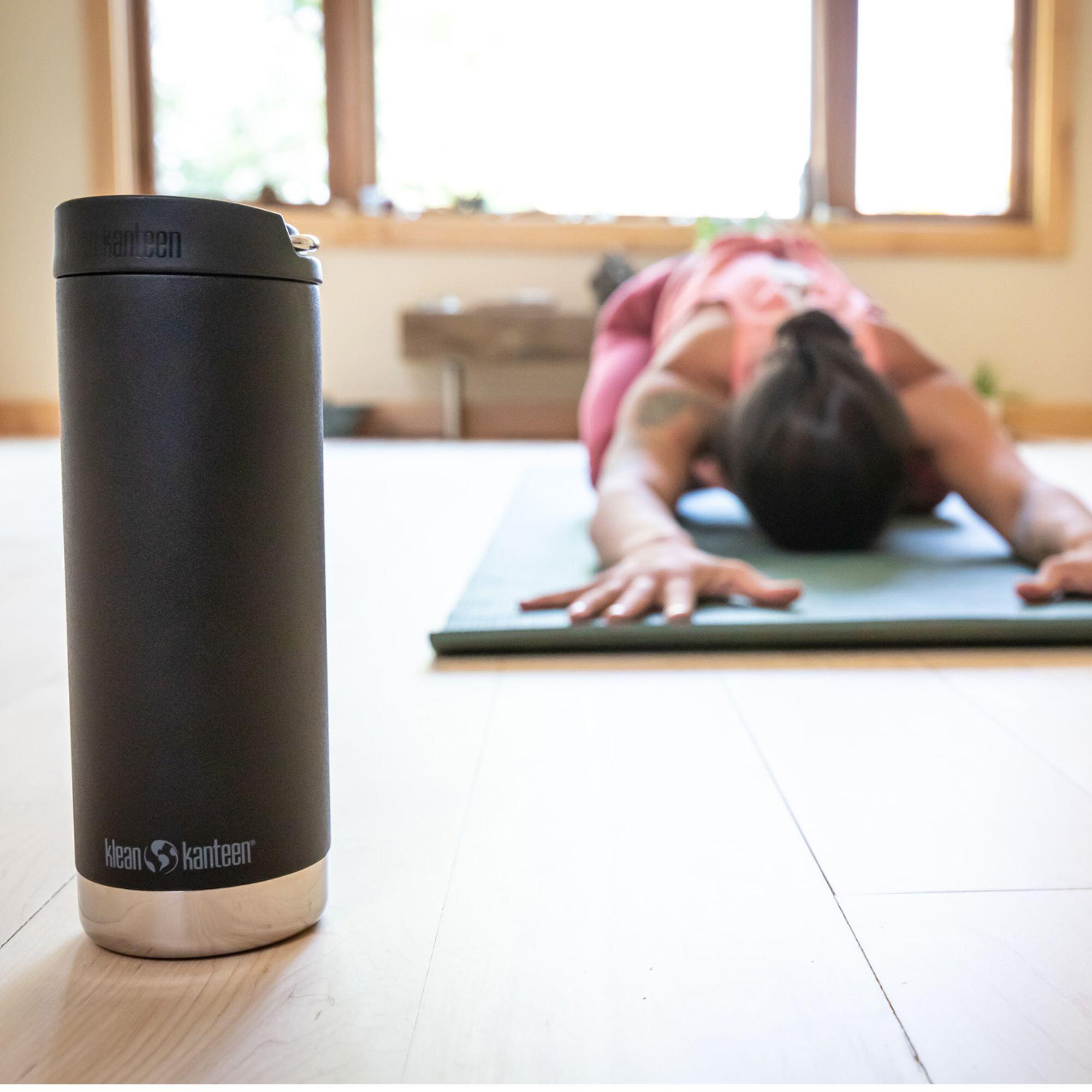 Botella Termica TKWide Klean Kanteen con Café Cap 16oz -473ml negro 2/7