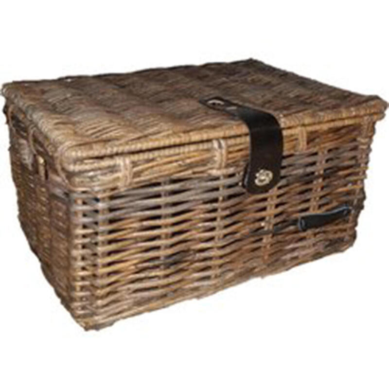 Panier pour vélo - Marron - 45x33x24cm - 25L