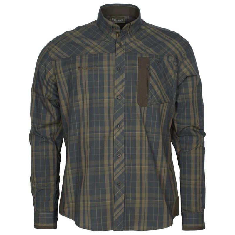 Pinewood Wolf Shirt - Heren - Dark Green