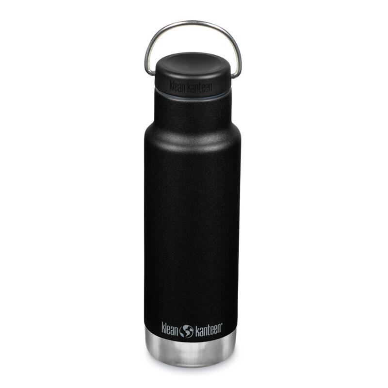 Botella Termica Classic Klean Kanteen con Tapa Loop 12oz -355ml negro