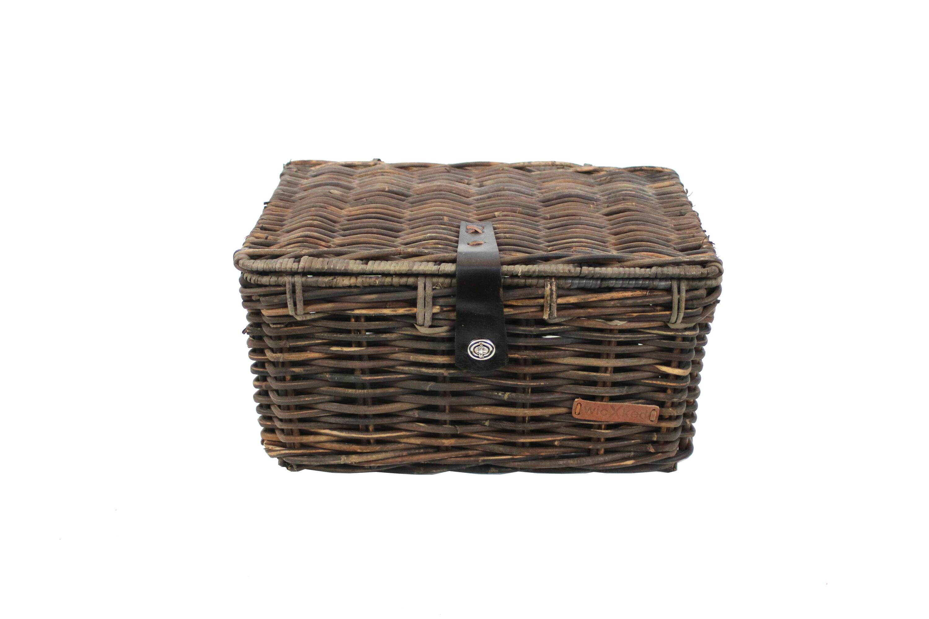 WICKED Fahrradkorb - Schwarz - 45x30x25 cm - 45L