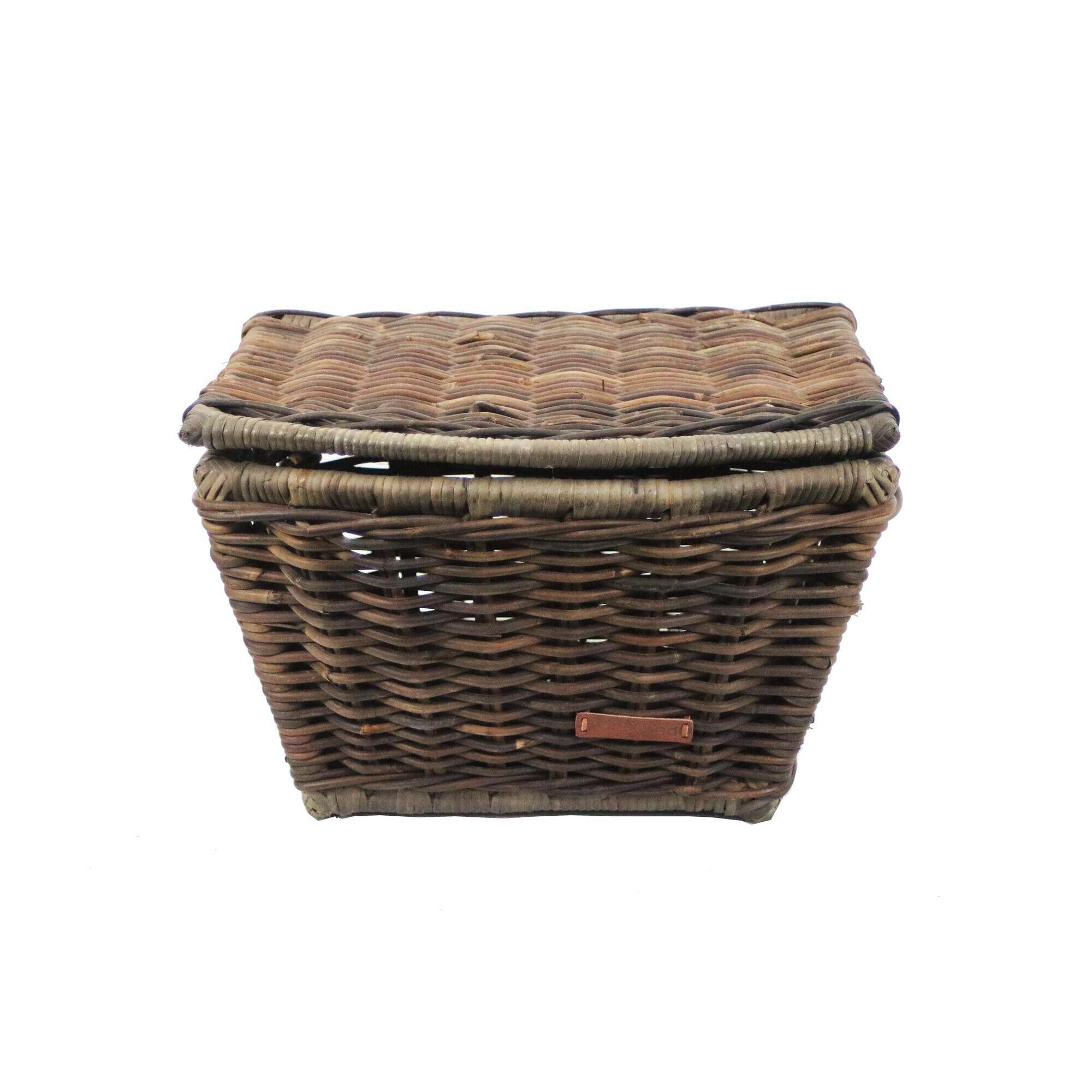 Cesta de bicicleta - Preto - 47x41x30 cm
