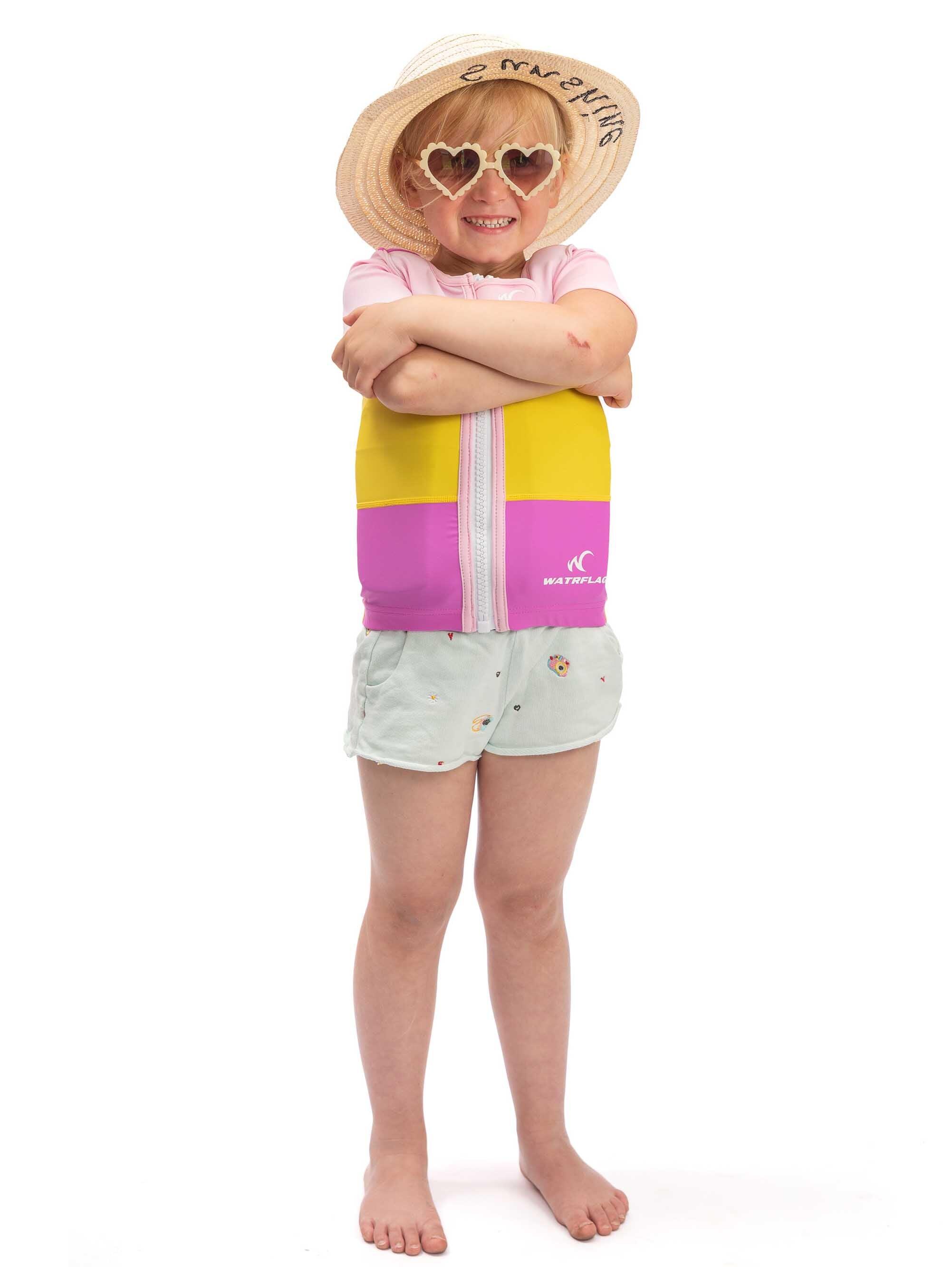 Monaco SWIMVEST - UV werend zwem/drijfvest met  mouwtje - Kinderen 5/7
