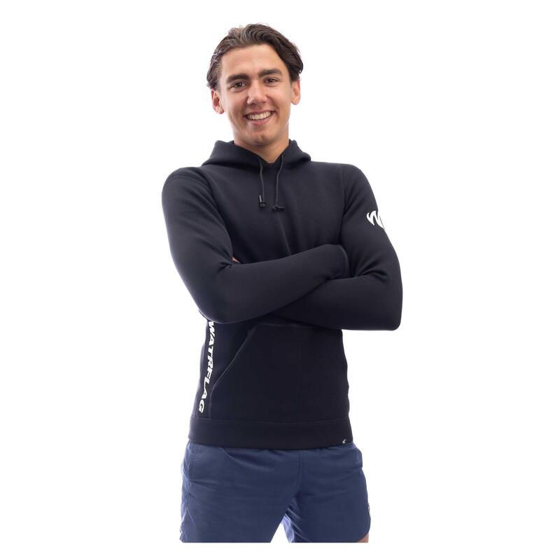 Macumba hoodie voor Surf Sup - Neopreen - Unisex - Zwart - 1.5mm