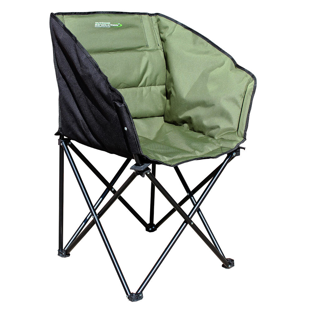 OUTDOOR REVOLUTION Tub Chair Dark Green and Black