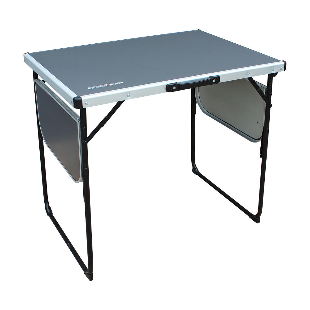 Alu Top Camping Table with folding side tables 2/4