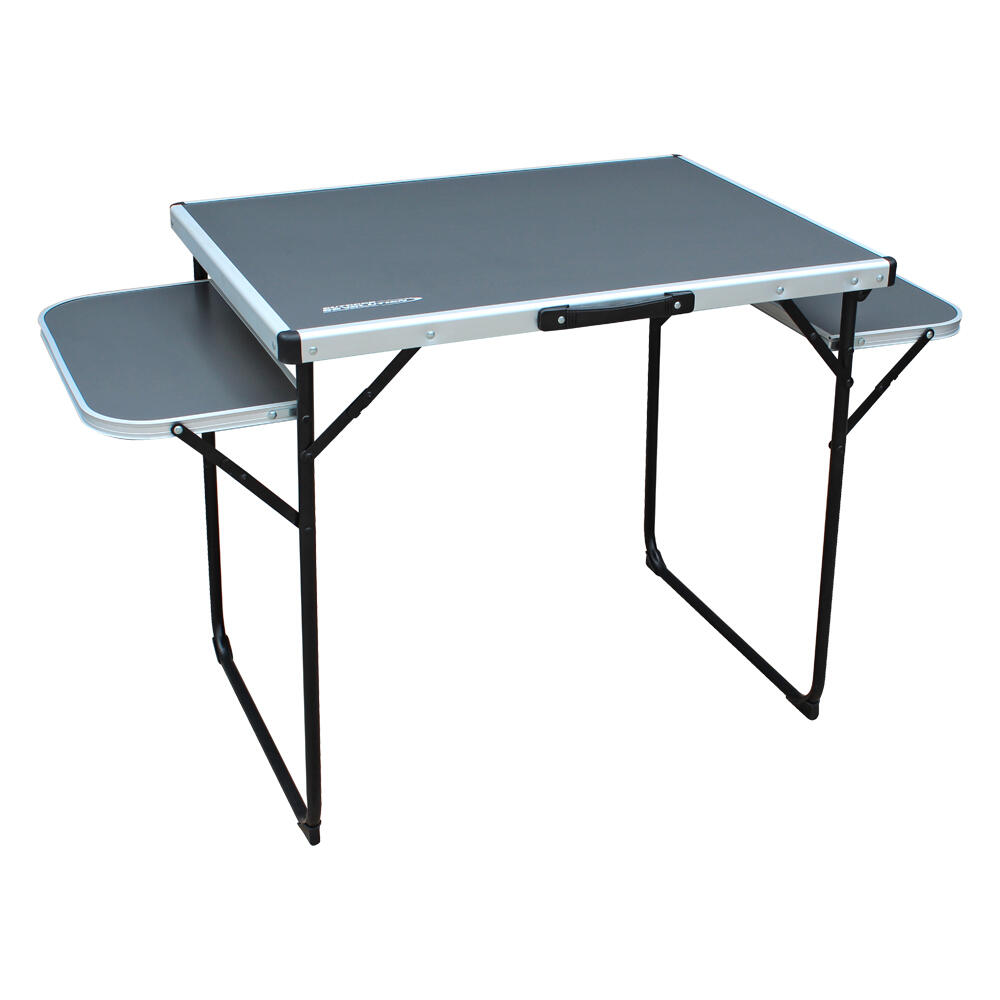 Alu Top Camping Table with folding side tables 1/4