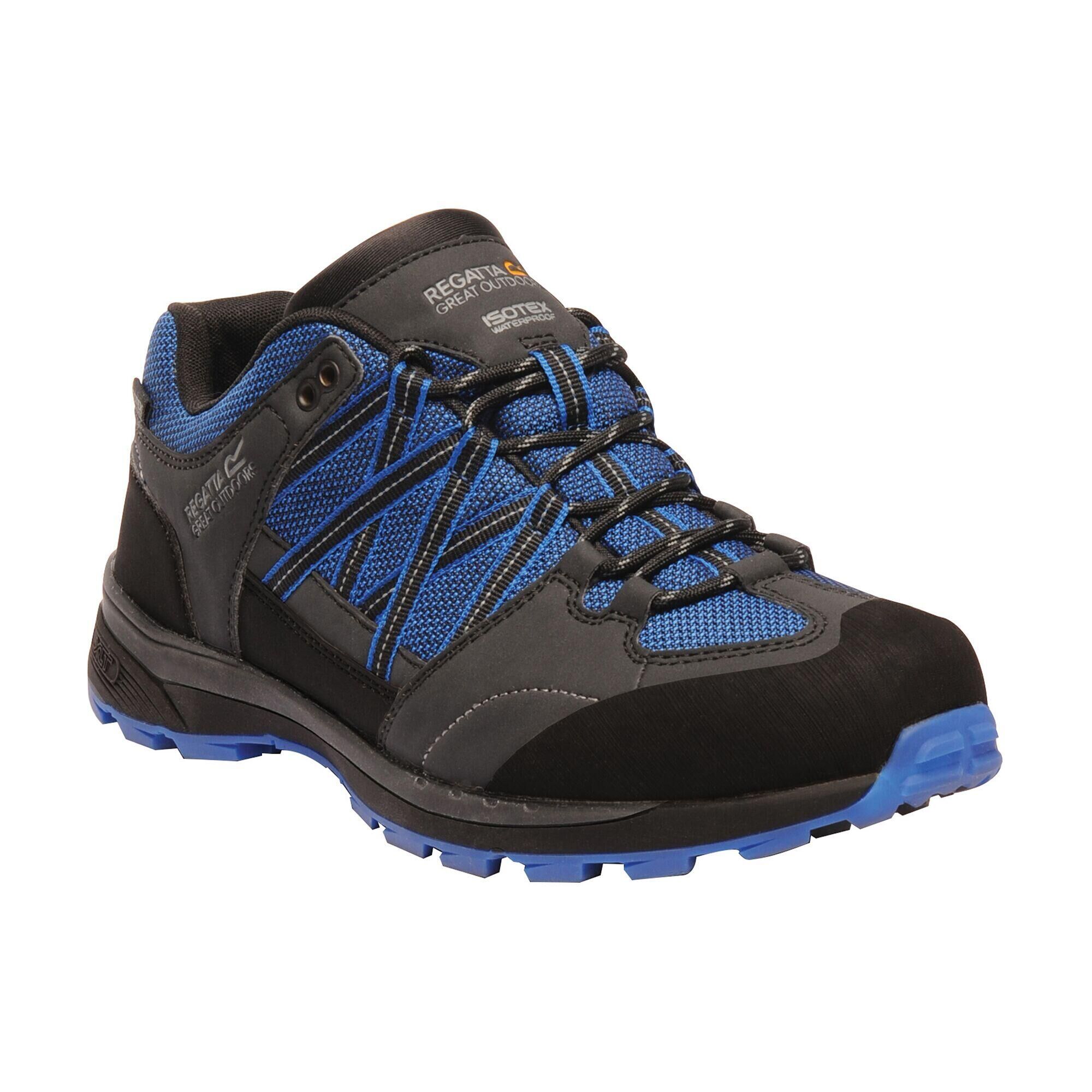 REGATTA Samaris II Men's Hiking Shoes - Mid Blue/Ash