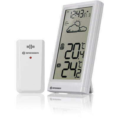 Funkwetterstation Meteo Temp silber