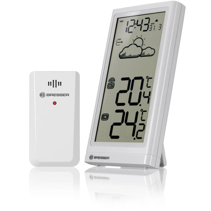 Station Météo Sans Fil Bresser 5-en-1 - Capteur Extérieur WiFi | Prévisions, Température, Vent, Pluie